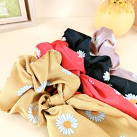 Simple Small Daisy Streamer Hair Scrunchies Tie Hair Rubber Band Head Rope Tie Fat Intestine Hair Ring main image 5