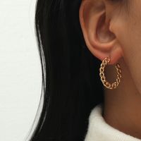 925 Silver Needle Women's Fashion Copper Earrings sku image 1