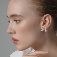 2021 New High-end Atmosphere Long Two-wear Dripping Retro Bow Pearl Earrings main image 4