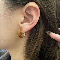 New Ring C-ring Resin Metal Splicing Ear Buckle main image 3