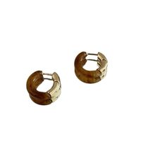 New Ring C-ring Resin Metal Splicing Ear Buckle main image 6
