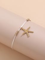 European And American New Personality Alloy Starfish Bracelet Ladies Bracelet Jewelry main image 1