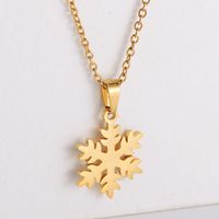 304 Stainless Steel 18K Gold Plated Ethnic Style Plating Rhombus Pendant Necklace main image 3