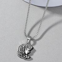 Greek Muse Medusa Pendant Fashion Titanium Steel Necklace main image 3