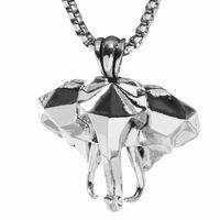 Colgante Retro Elefante Estéreo 3d Collar Animal De Personalidad Europea Y Americana main image 6