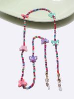 Fashion Handmade Chain Butterfly Mixed Color Beads Glasses Chain Glasses Rope Mask Chain main image 1