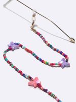 Fashion Handmade Chain Butterfly Mixed Color Beads Glasses Chain Glasses Rope Mask Chain main image 3