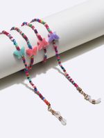 Fashion Handmade Chain Butterfly Mixed Color Beads Glasses Chain Glasses Rope Mask Chain main image 4