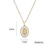 Fashion Geometric Copper Necklace In Bulk main image 1
