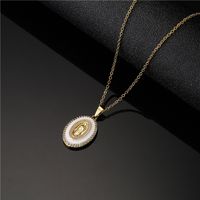 Fashion Geometric Copper Necklace In Bulk main image 5