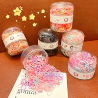 Children's High Elastic Rubber Band Hair Tie 600 Pieces Box main image 1