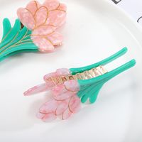 Korean Tulip Clip Female Acetic Acid Bouquet Hairpin Hair Clip Headdress Small Hairpin main image 3