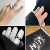 Cross-border New Product Stainless Steel Ring Creative Carving Painting Oil Ring Small Jewelry Wholesale main image 3