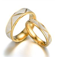 Korean Jewelry Ring 24k Gold Stainless Steel Ring European And American Cross-border Jewelry Wholesale main image 6