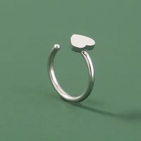 Stainless Steel Heart Nose Ring Without Perforation Heart-shaped Nose Clip main image 6
