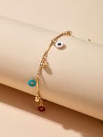 2021 New Fashion Jewelry Colorful Geometric Crystal Anklet main image 6