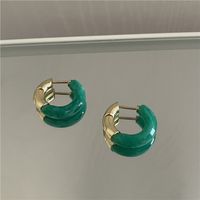 New Ring C-ring Resin Metal Splicing Ear Buckle sku image 2