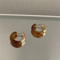 New Ring C-ring Resin Metal Splicing Ear Buckle sku image 3