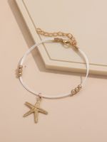 European And American New Personality Alloy Starfish Bracelet Ladies Bracelet Jewelry sku image 1