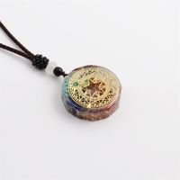 Seven Chakra Fashion Pendant Pendant Synthetic Semi-precious Stone Gravel Sweater Chain sku image 12