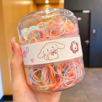 Children's High Elastic Rubber Band Hair Tie 600 Pieces Box sku image 1