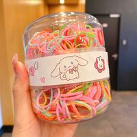 Children's High Elastic Rubber Band Hair Tie 600 Pieces Box sku image 5
