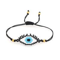 Personality Turkish Devil Eyes Miyuki Beads Bracelet Hand-woven Beaded Ethnic Religious Bracelet sku image 7