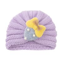 Fashion Children's Knitted Hat For Autumn And Winter Warmth Strawberry Woolen Hat 21 Colors sku image 4