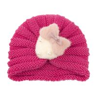 Fashion Children's Knitted Hat For Autumn And Winter Warmth Strawberry Woolen Hat 21 Colors sku image 10