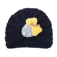 Fashion Children's Knitted Hat For Autumn And Winter Warmth Strawberry Woolen Hat 21 Colors sku image 17