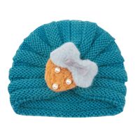 Fashion Children's Knitted Hat For Autumn And Winter Warmth Strawberry Woolen Hat 21 Colors sku image 18