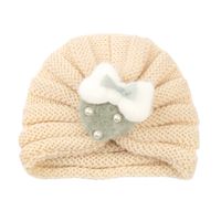 Fashion Children's Knitted Hat For Autumn And Winter Warmth Strawberry Woolen Hat 21 Colors sku image 20