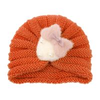 Fashion Children's Knitted Hat For Autumn And Winter Warmth Strawberry Woolen Hat 21 Colors sku image 21