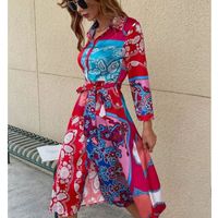 Spring New Commuter Dress With A Thin And Elegant Print main image 7