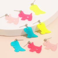 Japan And Korea Sweet Colorful Animal Shape Earrings main image 2