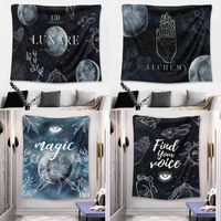 Factory Direct Sales New Line Moon Tapestry Wall Decoration Home Decorative Hanging Cloth Wall Hanging main image 2
