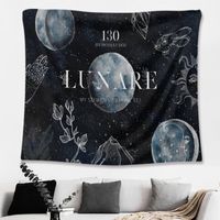 Factory Direct Sales New Line Moon Tapestry Wall Decoration Home Decorative Hanging Cloth Wall Hanging main image 3