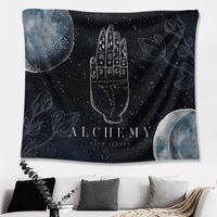 Factory Direct Sales New Line Moon Tapestry Wall Decoration Home Decorative Hanging Cloth Wall Hanging main image 4