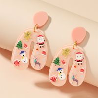 Fashionable Christmas Themed Acrylic Earrings main image 3