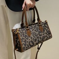 Large-capacity Handbags Bags 2021 New Fashion Niche Design Messenger Leopard Print Texture Portable Large Bag main image 6