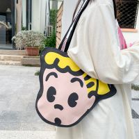 Korean Vintage Cartoon Bag Female Japanese Retro College Style Cute One-shoulder Armpit Bag main image 4