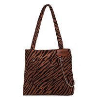 Bag 2021 New Trendy Autumn And Winter Retro Zebra Pattern Fashion Large-capacity One-shoulder Tote Bag main image 3