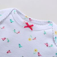 Long-sleeved Mixed Color Triangle Romper Romper Suit main image 5