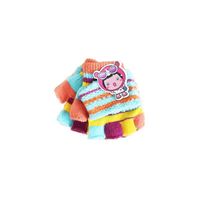 Children's Gloves Autumn And Winter Cute Fingerless Warm Half Finger Knitted Gloves main image 6