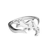 Fashion Cute Exquisite Dinosaur Shape Titanium Steel Ring sku image 1
