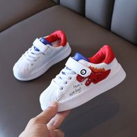 Primavera Y Otoño Nueva Versión Coreana De Zapatillas De Deporte De Monstruo De Dibujos Animados Para Niños Zapatos Blancos sku image 11