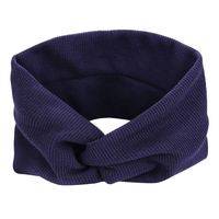 Simple Knitted Cross Hair Band Yoga Sports Men And Women Fashion Sweat-absorbent Turban  Hair Accessories Nihaojewelry Wholesale sku image 9
