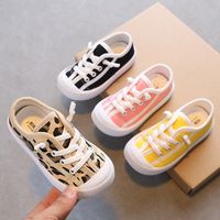 Baby One-foot Soft-soled Canvas Shoes Autumn 2021 New Leopard Print Casual Shoes Low-top Sneakers main image 3