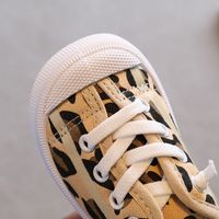 Baby One-foot Soft-soled Canvas Shoes Autumn 2021 New Leopard Print Casual Shoes Low-top Sneakers main image 5