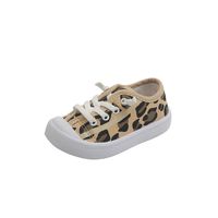 Baby One-foot Soft-soled Canvas Shoes Autumn 2021 New Leopard Print Casual Shoes Low-top Sneakers main image 6
